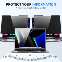 Pelindung Layar Anti-Spy untuk Layar 13 14 15.6 16 Inci dengan Filter Anti-Cahaya Biru