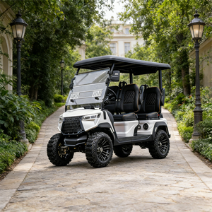 Carrito de Golf de 4 Plazas, Confiable, Ideal para Complejos Turísticos de Montaña, Certificado por DOT, CE, GCC y EEC para Uso en Carreteras No Públicas - Product Image 1