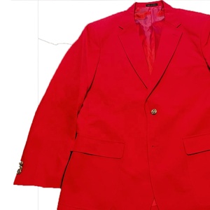 Blazer Personalizable para Mujer, Cuello con Muescas Rojo, Manga Larga, Cierre de un Botón, Color Sólido, Antiarrugas, Tejido de Poliéster - Product Image 4
