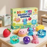 Ensemble de 8 jouets sensoriels anti-stress à rebond lent, jouets sensoriels ASMR, boîte mystère, cadeau