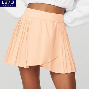 Ventas al por mayor bolsillo acampanado deportes plisado vestido moda Golf Skorts para mujer falda de tenis - Product Image 1