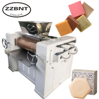 ZZBNT Trois rouleaux de broyage avec vanne de refroidissement rotative, machine de broyage à trois rouleaux pour l'encre, la peinture, l'onguent, le savon