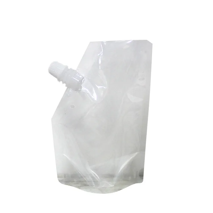 Reinigungsflüssigkeitsbeutel Waschbeutel kundenspezifisch bedruckt durchsichtiger Auslaufbeutel Kunststoff-Verpackungsbeutel mit Trinkstoff Stand-Kunststoff
