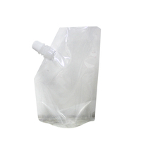 Ensemble OEM personnalisés, angle avec bec verseur de 100ml, emballage Flexible, rechargeable, lot de 50 pièces