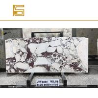 Calacatta viola arabescato carreaux de mur de style marbre carreaux de table à manger en quartzite de luxe carreaux