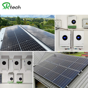 Bộ dụng cụ lắp đặt mái/mặt đất 110V/220V chia pha 5KW 8KW <span class=keywords><strong>10KW</strong></span> tắt hệ thống điện mặt trời với pin lithium 10kwh/15kwh - Product Image 6