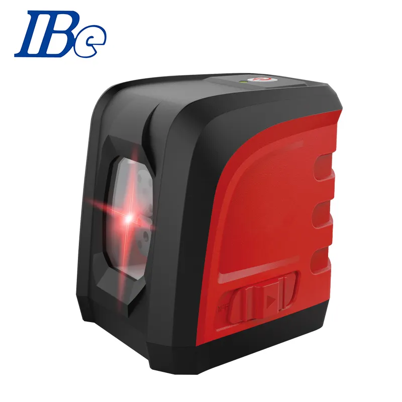 portable 2line High Quality Mini Cross Line Laser Level Manufacturer red Beam manual Rotary self leveling Laser Level