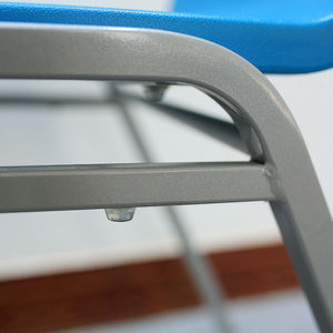 Silla de Hospital Km-Jz111, Color Azul Cielo, Estructura de Acero, para Uso en Oficina - Product Image 2