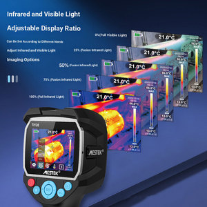 กล้องถ่ายภาพความร้อนอินฟราเรดความละเอียดสูง 20Hz พร้อมพาเลทสีหลายเฉดแบบพกพา - Product Image 3