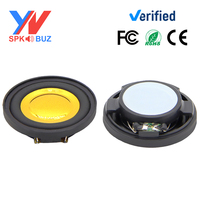 Haut-parleur circulaire à film composite 28 mm 4 ohms 2W, personnalisé pour diffusion vocale intelligente IA, accessoires d'amplificateur de haut-parleur, direct usine OEM