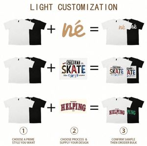 T-shirts unisexes décontractés en coton tricoté 100 % personnalisables avec votre logo de marque, motif uni, vente en gros - Product Image 4