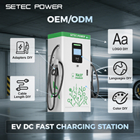 Station de recharge rapide pour véhicules électriques SETEC POWER PowerMaster niveau 3 60/90/120 kW, certifiée
