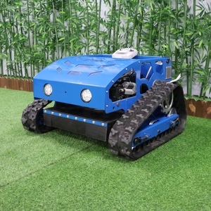 Tondeuse robot chenillée autotractée à commande à distance pour jardin, à rotation zéro, avec chenilles en caoutchouc, puissance de traction 800L - Meilleures ventes - Product Image 2