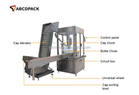 Machine de capsulage rotative entièrement automatique à haute productivité avec contrôle du couple pour lignes d'embouteillage à haut volume