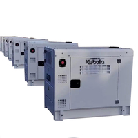 Generador Diésel Silencioso DMS-K18 de 18 kW con Motor Diésel Kubota V2203 y Alternador Sin Escobillas STF-184F, Lista de Precios Competitivos de 8 kW a 150 kW