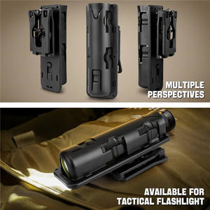 360度回転伸縮式バトンポーチ拡張可能なバトンホルスターデューティベルト用格納式ABSバトンバッグ - Product Image 2