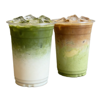 Gobelets en plastique de qualité alimentaire sans BPA avec couvercles en dôme 12oz/16oz pour café glacé, latte, milkshake et smoothies à emporter