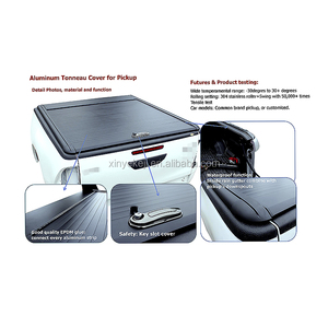 Retráctil de aluminio de tapa de cubierta Tonneau para Amarok/Navara d40 - Product Image 4