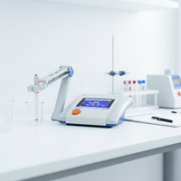 pH-mètre de table TPH600L à écran tactile 7 pouces, testeur de pH/ORP/mV/température haute précision, stockage de données GLP, USB, RS232