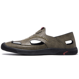 Men's Summer Open Sandals Lightweight Cushioning Waterproof Breathable Arch <b>Support</b> Outdoor Walking Beach Sports Casual - Product Image 6