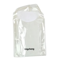 Sac fourre-tout transparent en PVC personnalisé avec logo imprimé, forme gilet, pour le shopping et la plage, vente en gros