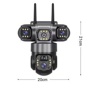 V380 Triple Lens Dashboard <strong>Camera</strong> <strong>Security</strong> <strong>Solar</strong> <strong>Camera</strong> with 4G Sim Card 6MP Indoor and Outdoor Smart Wireless Wifi CCTV <strong>Camera</strong> - Product Image 3