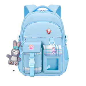 Özel logo çocuklar hafif okul çantaları çocuklar en iyi sırt çantası kore tarzı marka öğrenci gençler için sırt çantası okul