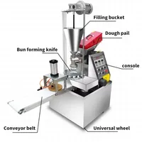 Machine entièrement automatique 2026 pour la fabrication de Baozi, de Buns Gus, de Dumplings et de Momos, avec moule en plastique, 500-3600 pièces/heure, 2200W