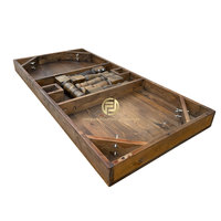 Table de ferme pour enfants en bois massif personnalisable avec 6 pieds à tiges amovibles, table de banquet extérieure pour enfants et mariages