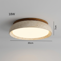 Luminaires de plafond LED en acrylique travertin pour chambre à coucher, cuisine, balcon, lampe de plafond moderne en pierre naturelle, décoration intérieure, Lamparas