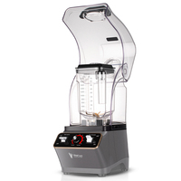 Akane 1200W Smoothie Blender Licuadora De Batidos Met 2.0l Cup Ruisonderdrukking Cover En 28000Rpm Motor