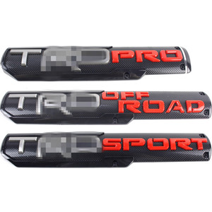 Biểu tượng trang trí hông xe Toyota PRO SPORT bằng nhựa ABS mạ crôm, dán trang trí cửa xe, tem dán xe hơi - Product Image 4