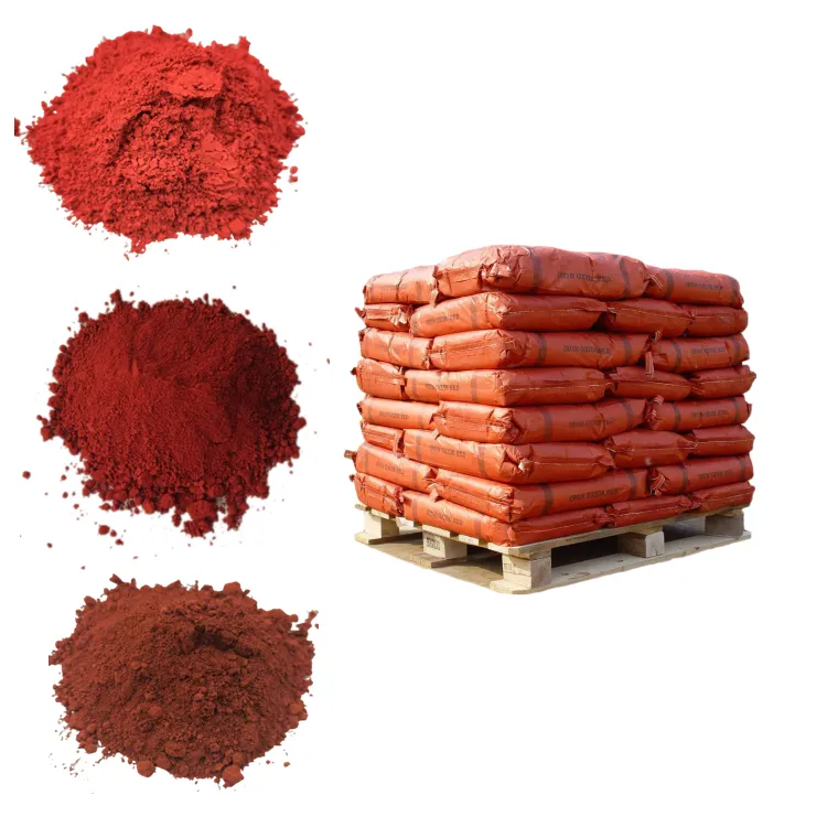 Pigment 325 mesh Eisenoxid rotes Pulver für Zement produkte Farbe Farbstoff heißer Verkauf