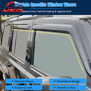 Viseras Acrílicas para Ventanas de Jeep Commander 06-10, Deflectores de Viento y Lluvia - Product Image 2
