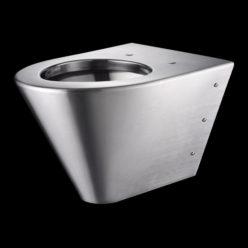 Italian SS304 Wall-Mounted Toilet Seat Vandal Proof Toilet Pans Factory