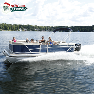 2025 Ecocampor 23FT Cosy Family Flotteurs Bateau de pêche en aluminium avec barre et moteur - Product Image 1