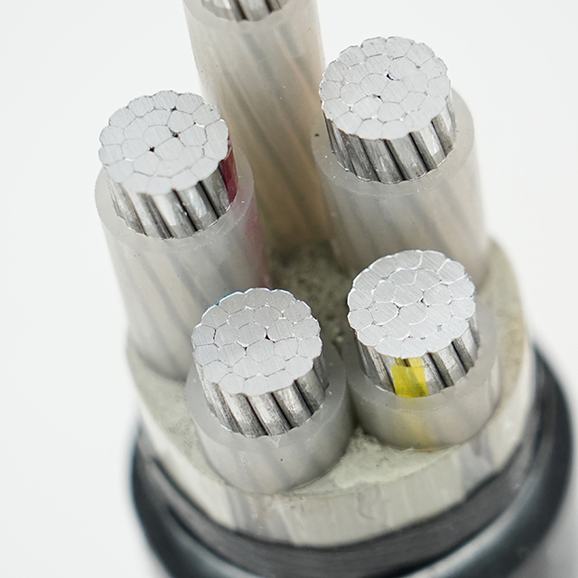 YJLV 0.6/1KV Aluminum Core Power Cable XLPE Insulated PVC Sheath Electric Wire for Home Decoration Engineering