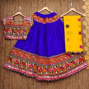 Suministro directo de fábrica Navratri Lehenga Choli tradicional para ocasión de Festival Lehenga Choli nupcial a precio a granel - Product Image 6