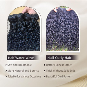 Extensiones de Cabello Humano PiXie Curly, 100% Cabello Humano Virgen Brasileño Sin Procesar, Extensiones de Cabello con Textura PiXie Curly - Product Image 4