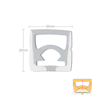 Bande lumineuse fluo à LED en Silicone, imperméable et Flexible, luminaire décoratif d'intérieur ou d'extérieur, idéal pour une cuisine, une chambre à coucher, 12V
