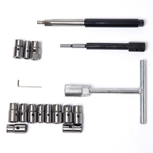 Juego de 17 Piezas para Limpiar Asientos de Inyectores Diésel, Juego de Herramientas de Reparación Automotriz de Acero Aleado con Enchufe de 1/2 Pulgada, Estuche Rígido - Product Image 3