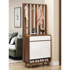 Mueble <span class=keywords><strong>Zapatero</strong></span> de Madera Maciza para el Hogar, Gran Capacidad, Separador de Pasillo Engrosado para Entrada - Product Image 2