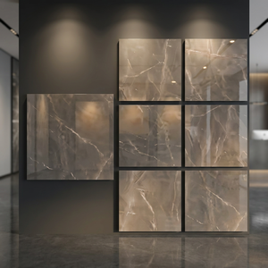 Carreaux de porcelaine émaillée Alaska Europa 800x800mm, design portugais, collection de sols inspirée du marbre - Product Image 4