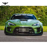 Kit de Carrocería de Fibra de Vidrio con Diseño Robot Incluye Parachoques y Capó para Actualizar Gt86 y Subaru BRZ a un Bodykit Ancho Estilo Robot