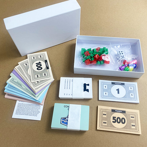 Nhà máy tùy chỉnh thiết kế trống thăng hoa in logo bảng trò chơi dễ dàng monopoli trò chơi hội Đồng Quản Trị cho thiếu niên - Product Image 2