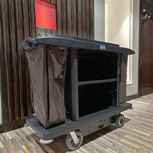 सबसे अच्छी कीमत वाली बैटरी संचालित हाउसकीपर ट्रॉली सेवा ट्रॉली कपड़े धोने वाले लिनन रूम अटेंडेंट सफाई सेवा ट्रॉली - Product Image 4