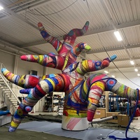 Décoration de scène d'opéra personnalisée, sculpture d'art abstrait gonflable géante pour festival Figaro