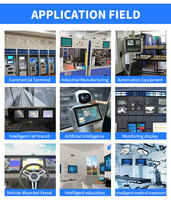 Computadora Industrial Integrada con Pantalla Táctil Capacitiva de 13.3 Pulgadas y 10 Puntos, Panel PC Android Todo en Uno, Kiosco de Autoservicio 1920x1080