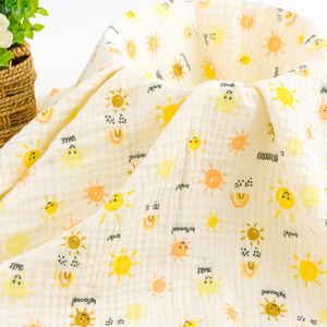 Coperta in Mussola di Cotone Organico 100% Personalizzata, Tessuto a Bolle Super Morbido a 3 Strati per Neonati, Pannolini e Cuscini - Product Image 2