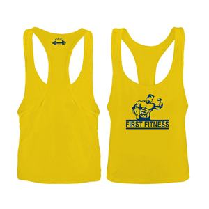 Nouvel arrivage de débardeur de compression pour hommes en gros débardeur creux à dos nageur de musculation - Product Image 3